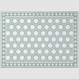 Sage Green Modern Bone Inlay Decoupage Paper Tissuepapier