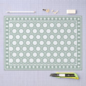 Sage Green Modern Bone Inlay Decoupage Paper Tissuepapier (Craft)