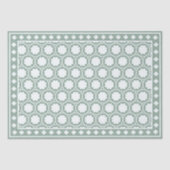 Sage Green Modern Bone Inlay Decoupage Paper Tissuepapier (Voorkant)