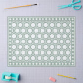 Sage Green Modern Bone Inlay Decoupage Paper Tissuepapier (Craft)