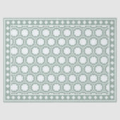 Sage Green Modern Bone Inlay Decoupage Paper Tissuepapier (Voorkant)