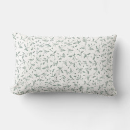 Sage Green Modern Farmhouse Daisy Buds Pattern Kussen