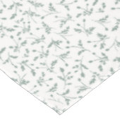 Sage Green Modern Farmhouse Daisy Buds Pattern Tafelkleed (Gekanteld)