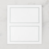 Sage Green Modern Minimalist Weddenschap Blank Plaatskaartje (Buitenkant ongevouwen)