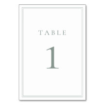 Sage Green Modern Minimalist Wedding