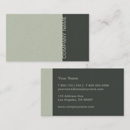 Sage Green Modern Visitekaartje