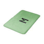 Sage Green Monogram Badmat (Gekanteld)