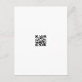 Sage Green Monogram Botanische Krans Details Informatiekaartje (Achterkant)