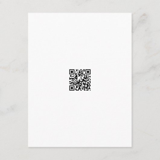 Sage Green Monogram Botanische Krans Details Informatiekaartje (Achterkant)