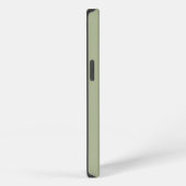Sage Green Monogram Initialen Trendy Boho iPhone Hoesje (Rechterkant)