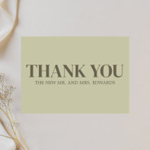 Sage Green Monogram Wedding