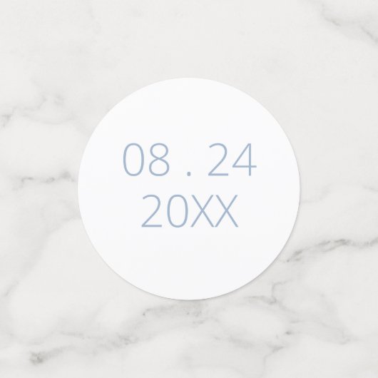 Sage Green Mr & Mrs Wedding Confetti (Kleine voorkant)