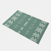 Sage Green Mud-Cloth Deurmat (Schuin)
