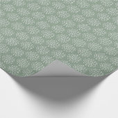 Sage Green Mum Kerstmis Cadeaupapier (Hoek)