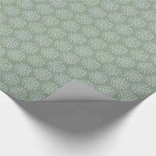 Sage Green Mum Kerstmis Cadeaupapier