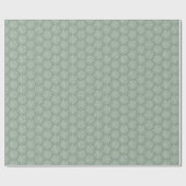 Sage Green Mum Kerstmis Cadeaupapier (Vlak)