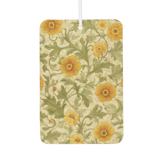 Sage Green Naadloos Patroon Luchtverfrisser (Voorkant)