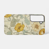 Sage Green Naadloos Patroon Samsung Galaxy Hoesje (Achterkant horizontaal)