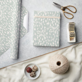 Sage Green Neutral Elegant Abstract Minimalist Cadeaupapier