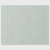 Sage Green Neutral Elegant Abstract Minimalist Cadeaupapier (Vlak)