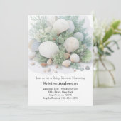 Sage Green Ocean Dream Baby shower Kaart (Staand voorkant)
