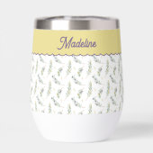 Sage Green Olive Branch Monogram Name (Achterkant)