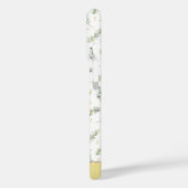 Sage Green Olive Branch Monogram Name Case-Mate iPhone Case (Achterkant / Links)