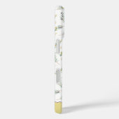 Sage Green Olive Branch Monogram Name Case-Mate iPhone Case (Achterkant / Rechts)