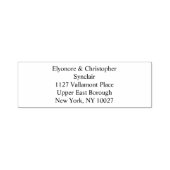 Sage Green Olive Branch Monogram Return Address Zelfinktende Stempel (Design)