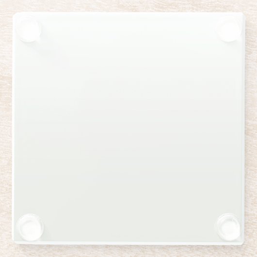 Sage Green Ombre Glazen Onderzetter (Achterkant)