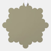 Sage Green Ornament Kaart (Achterkant)