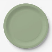 Sage Green Papieren Bordje (Voorkant)