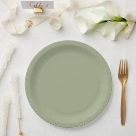 Sage Green Papieren Bordje