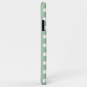 Sage Green Pastel Polka Dot Hoesje-Mate iPhone Cas Case-Mate iPhone Case (Achterkant/rechts)