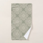 Sage Green Pattern Bad Handdoek (Handdoek)