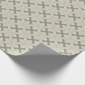 Sage Green Pattern Cadeaupapier (Hoek)