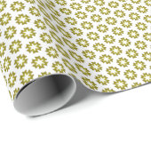 Sage Green Pattern Cadeaupapier (Rol Hoek)