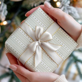 Sage Green Pattern Wrapping Paper Cadeaupapier