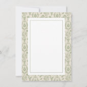 Sage Green Perfect Pear Foto Dank u kaart (Achterkant)