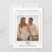 Sage Green Perfect Pear Foto Dank u kaart (Voorkant)