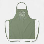 Sage Green Personalized Logo Custom Uniform Schort (Voorkant)