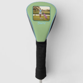 Sage Green Personalized Photo Custom Golfheadcover
