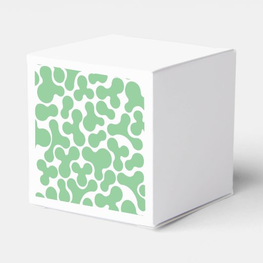 Sage Green Personalized Wedding Box Bedankdoosjes (Achterkant)
