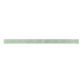 Sage Green Personalized Wedding Gift Ribbon Satijnen Lint (Voorkant)