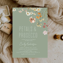 Sage Green Petals & Prosecco Vrijgezellenfeest