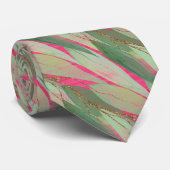 SAGE GREEN PINK BOTANICAL EUCALYPTUS WHITE STROPDA STROPDAS (Opgerold)