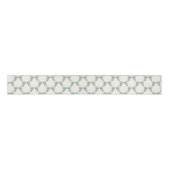 Sage Green Plaid Bow Elegant Neutraal Baby shower Grosgrain Lint (Voorkant)
