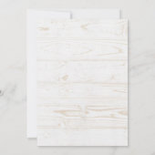 Sage Green Plaid Rustic Two Sweet Birthday Kaart (Achterkant)