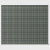 Sage Green Plaid Valentijn | Moderne boerderij Cadeaupapier (Vlak)