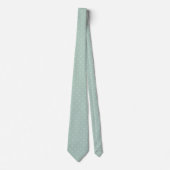 Sage Green Polka-Dot Necktie Stropdas (Voorkant)